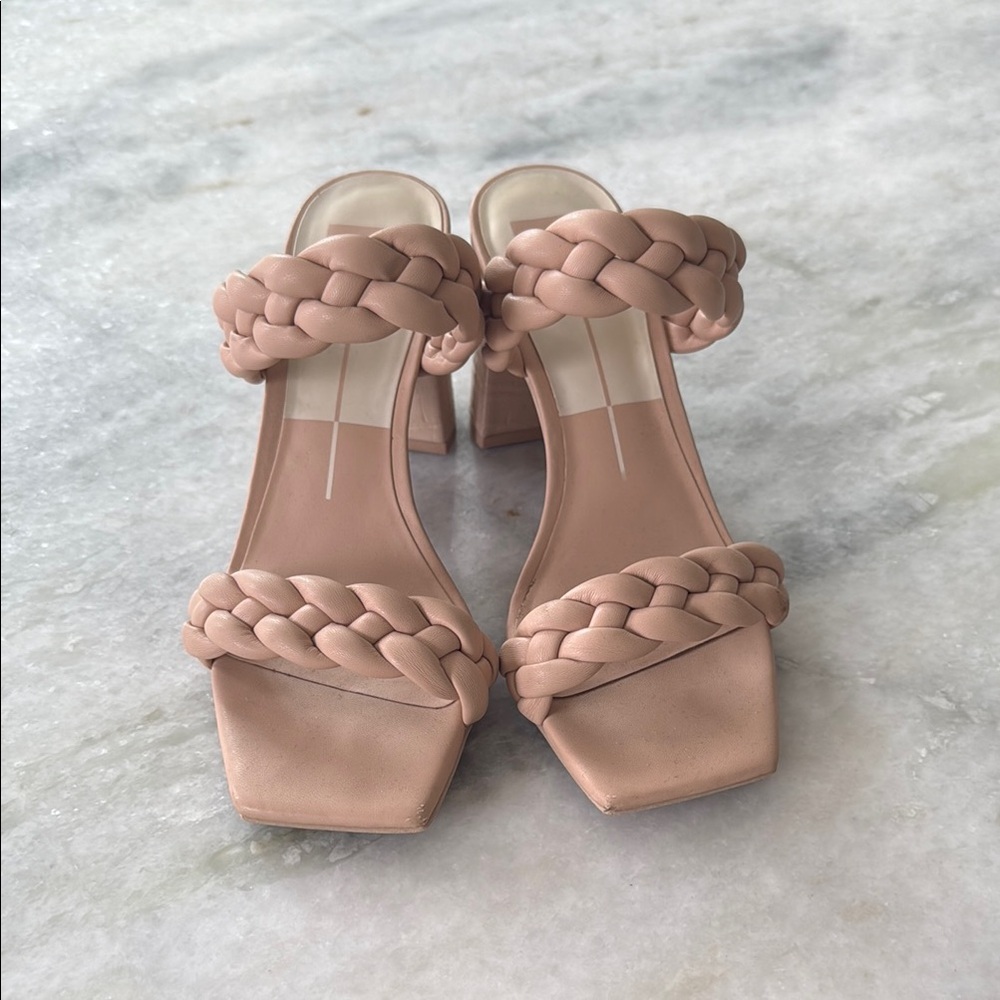 Braided Strap Women's Sandals - Tan